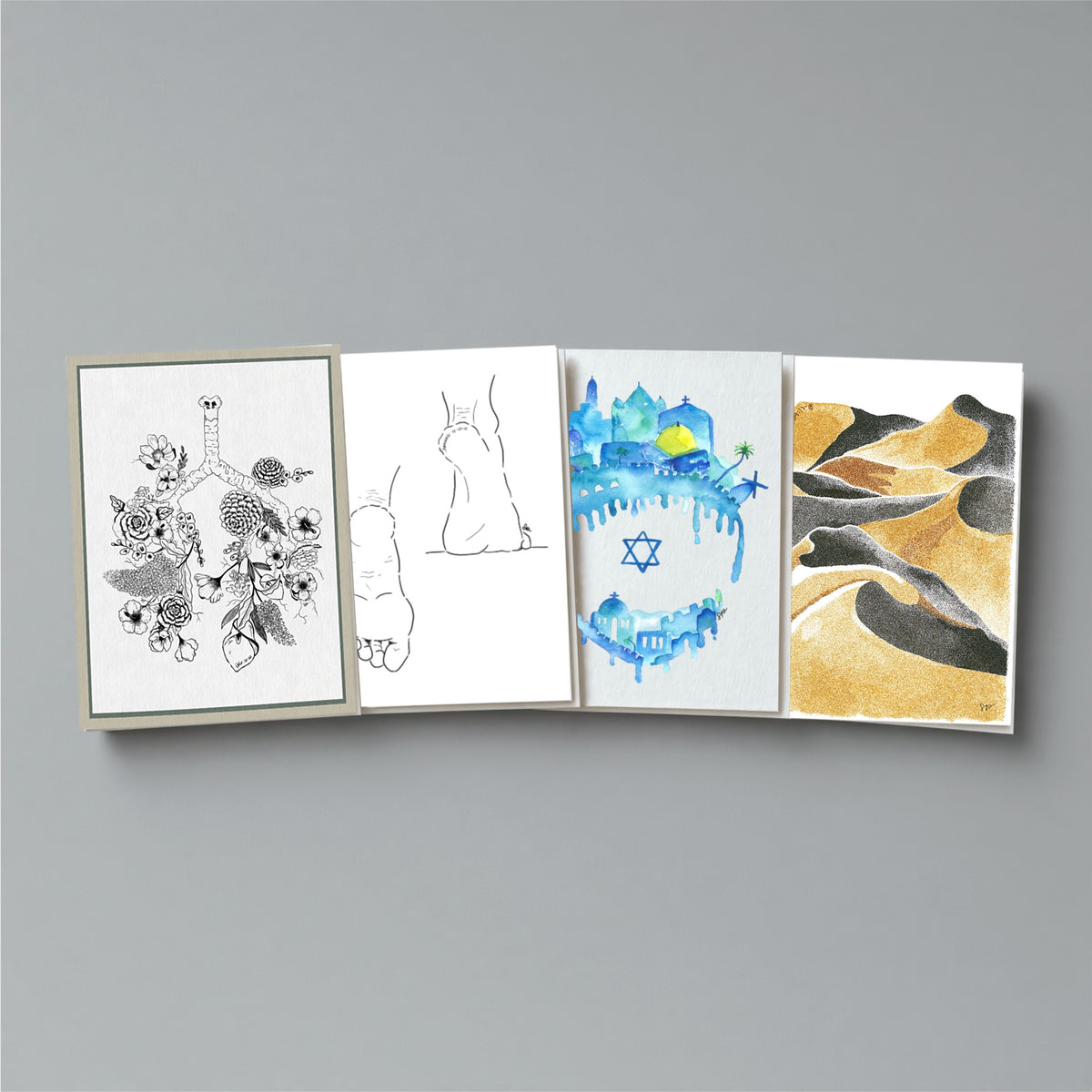 Thinking of You Cards | 8 Card Variety Pack